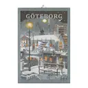 Göteborg Natt Kökshandduk 35x50 cm Flerfärgad