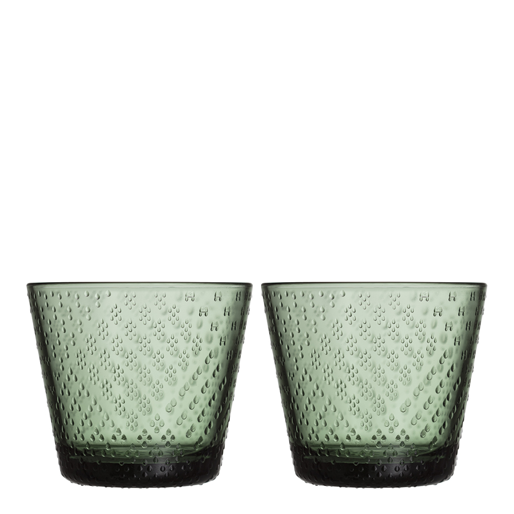 iittala – Tundra Glas 29 cl 2-pack Tallgrön