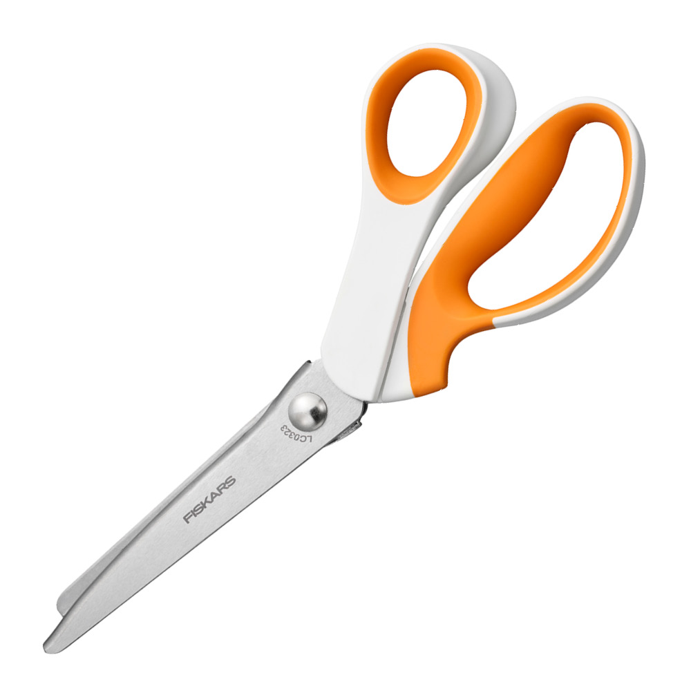 Fiskars - Softgrip mönstersax 24 cm orange