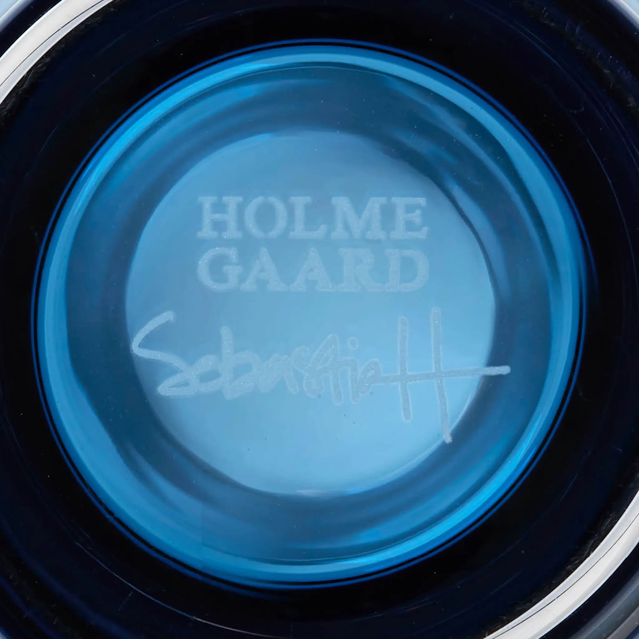 Holmegaard Arc Vas 15 cm Mörkblå
