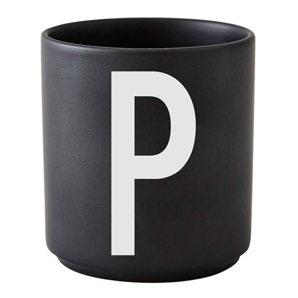 Design Letters – Mugg 25 cl P Svart