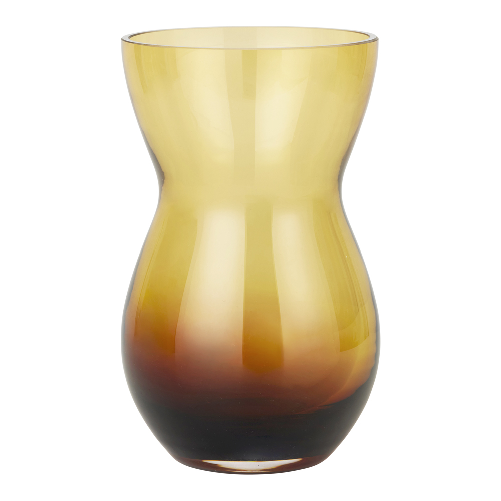 Holmegaard – Calabas Duo Vase 21 cm Amber/Burgundy