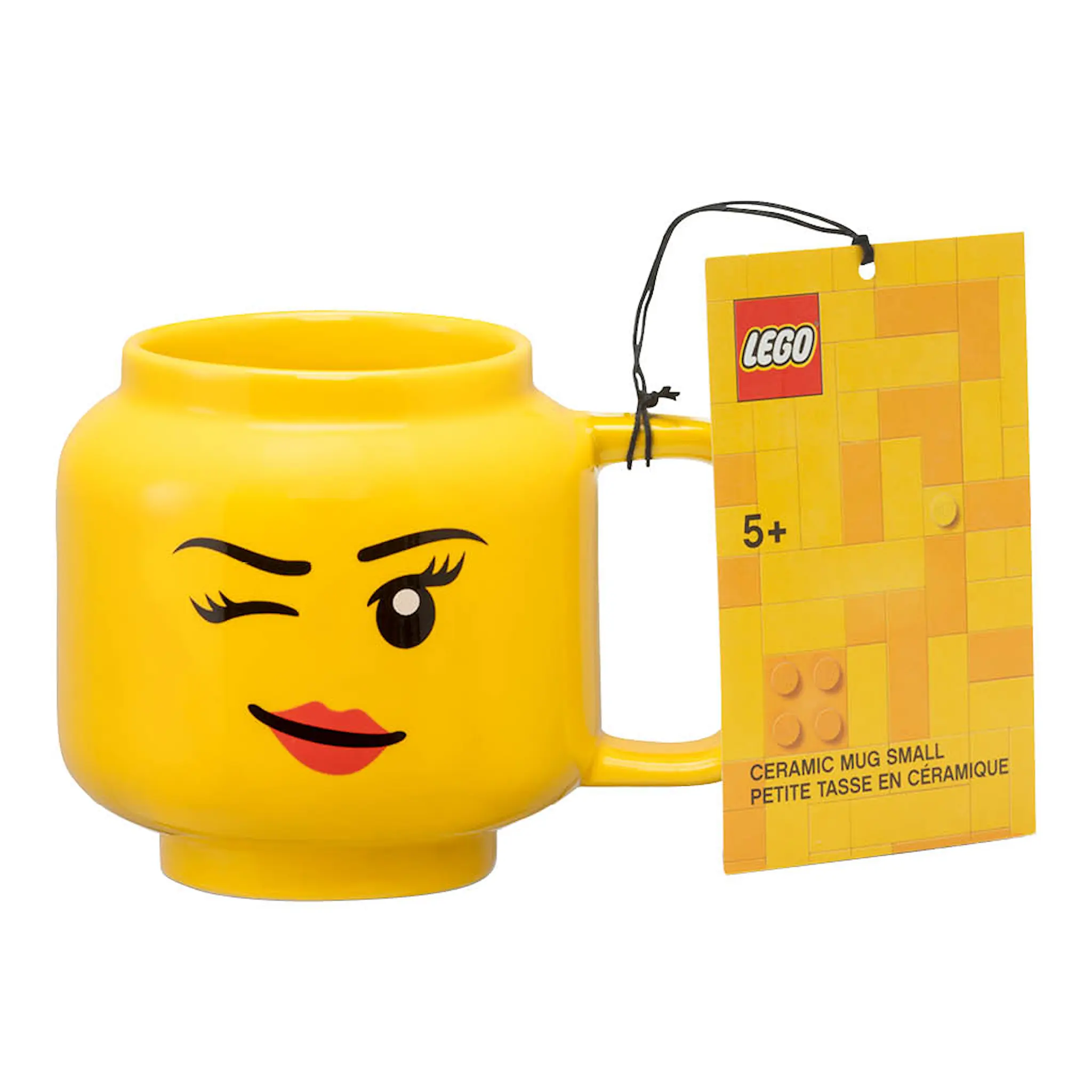 Lego Mugg Blinkande lego figur 25,5 cl Gul