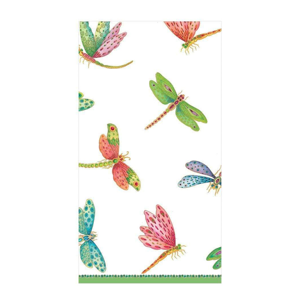 Caspari - Dragonflies servett 32,5x40 cm 15-pack multi