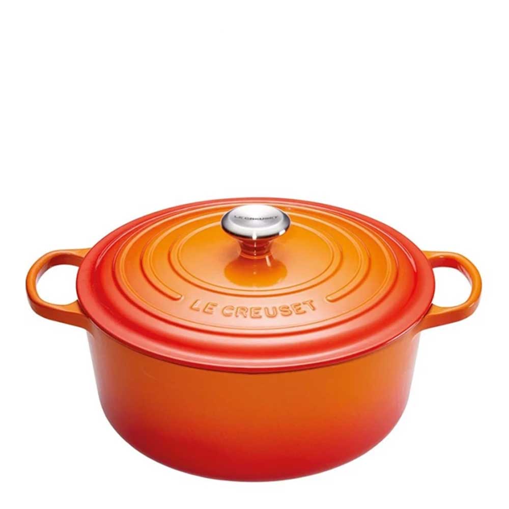 Le Creuset – Signature Gjutjärnsgryta Rund 22 cm Volcanic