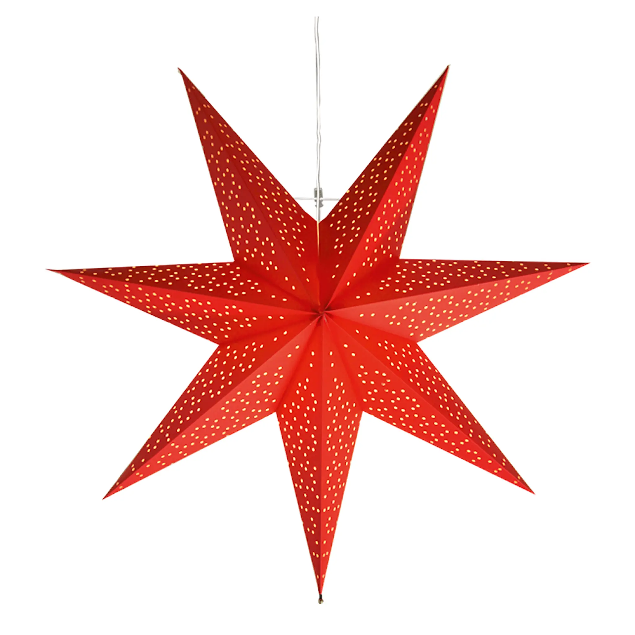 Star Trading Dot Valotähti 54 cm Punainen