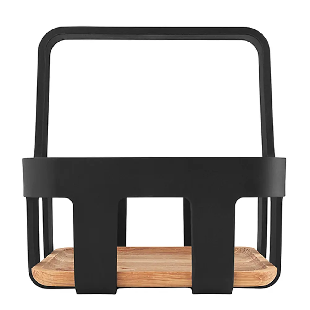 Nordic Kitchen table caddy 18,5x17 cm svart