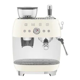 SMEG Smeg Manuaalinen Espressokone kahvimyllyllä Creme