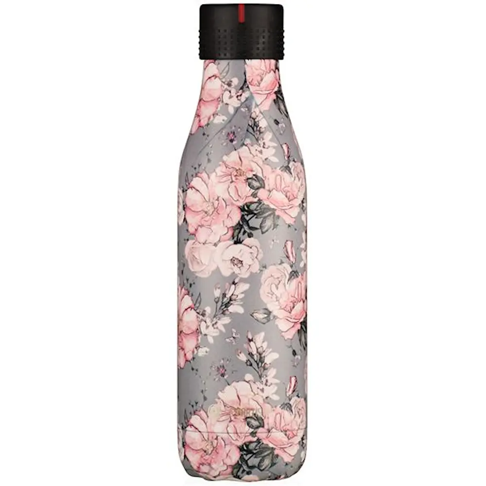 Bottle Up Design termoflaske 0,5L grå/rosa/hvit