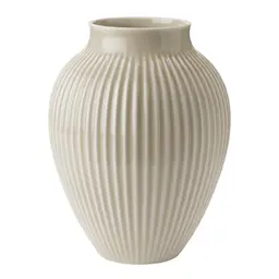 Knabstrup Keramik Ripple vase 27 cm sand