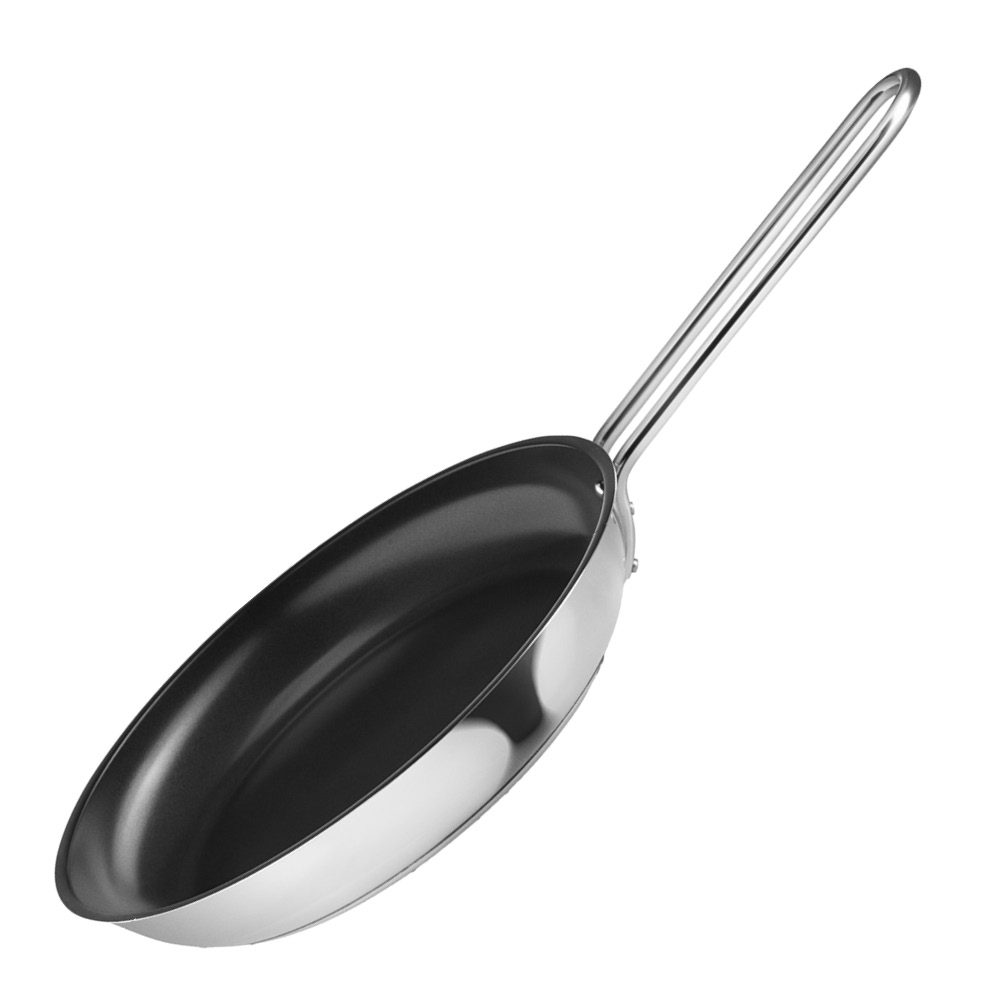 Eva Trio - Stainless Steel stekpanna 24 cm keramisk Slip-Let® beläggning