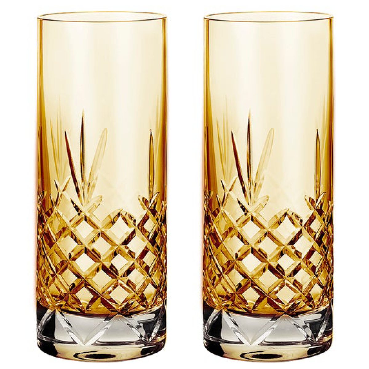 Frederik Bagger – Crispy Highballglas 37 cl 2-pack Citrine