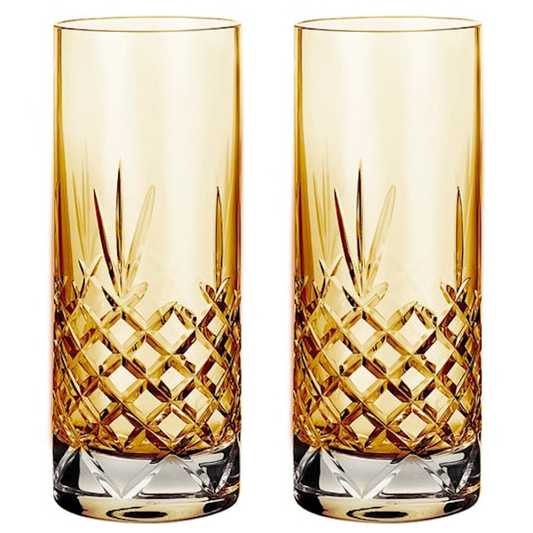 Crispy Highballglas 37 cl 2-pack Citrine