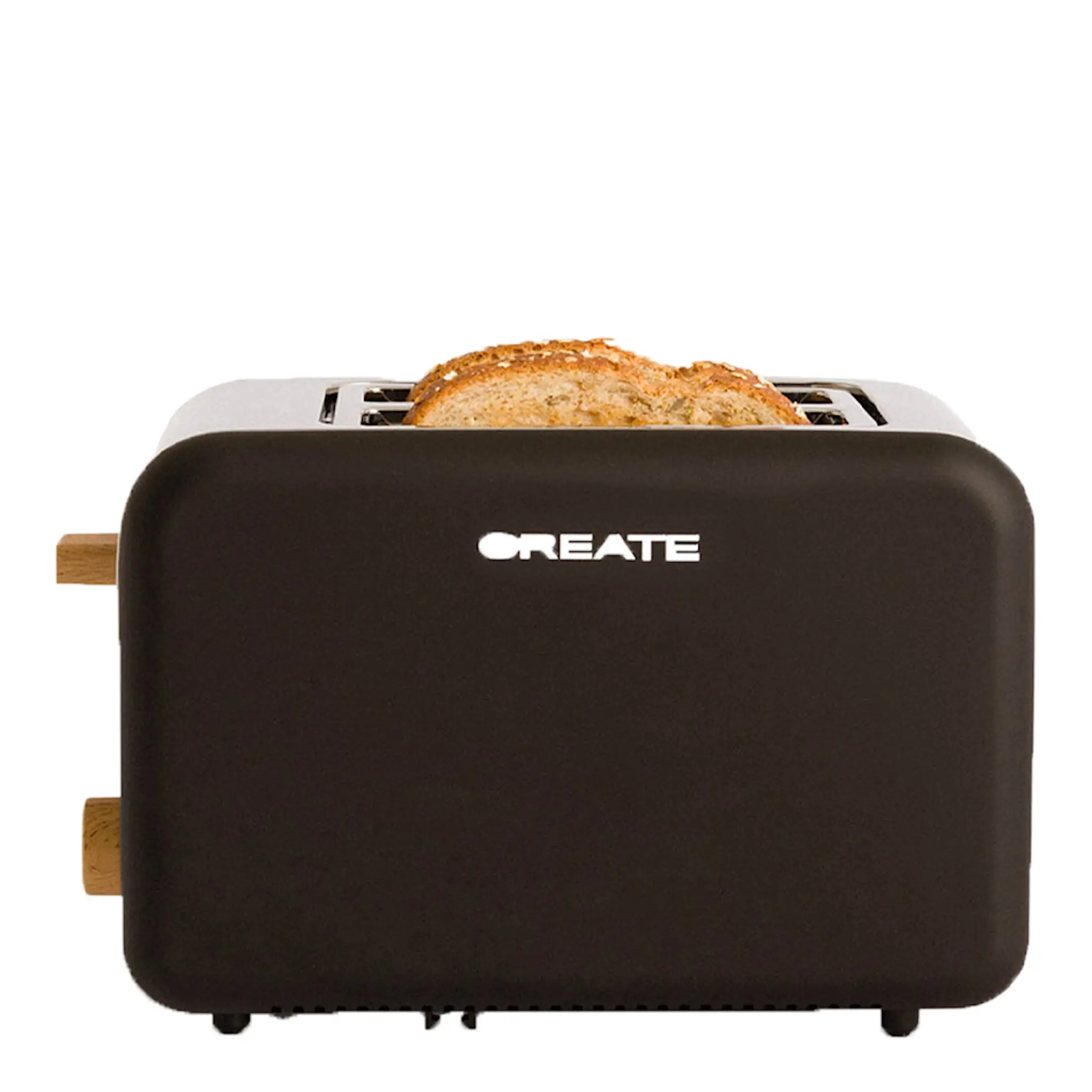 Create Toast Retro Brödrost Svart