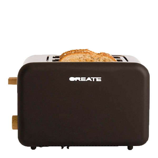 Toast Retro Brödrost Svart