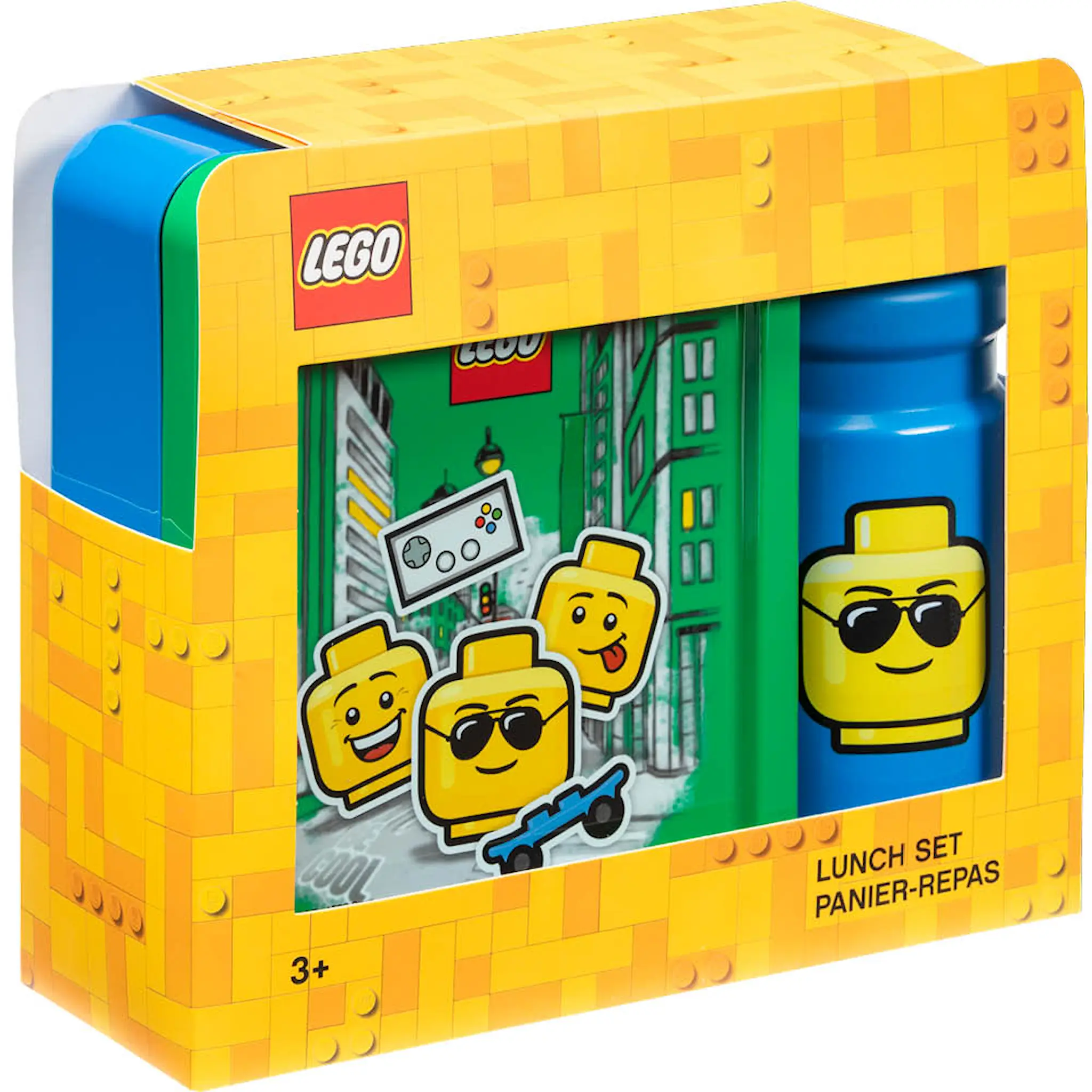 Lego Lego Eväsrasia + juomapullo Vihreä/Sininen