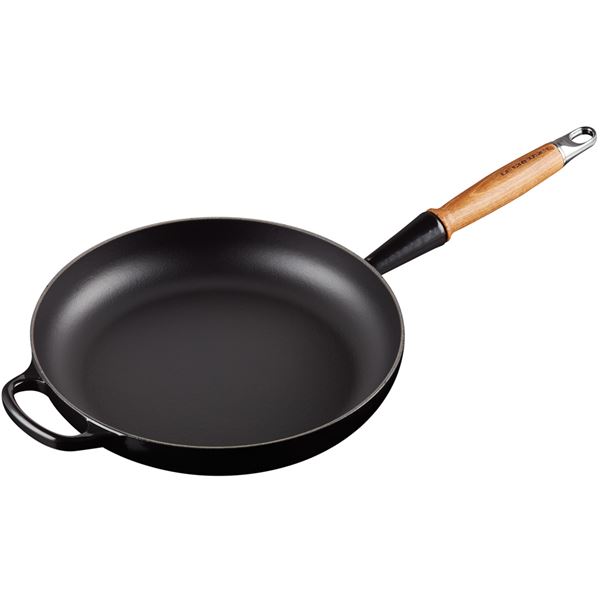 Le Creuset – Signature Stekpanna med trähandtag 28 cm black