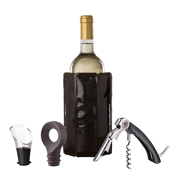 Wine Classic Set 4 delar Svart/Silver