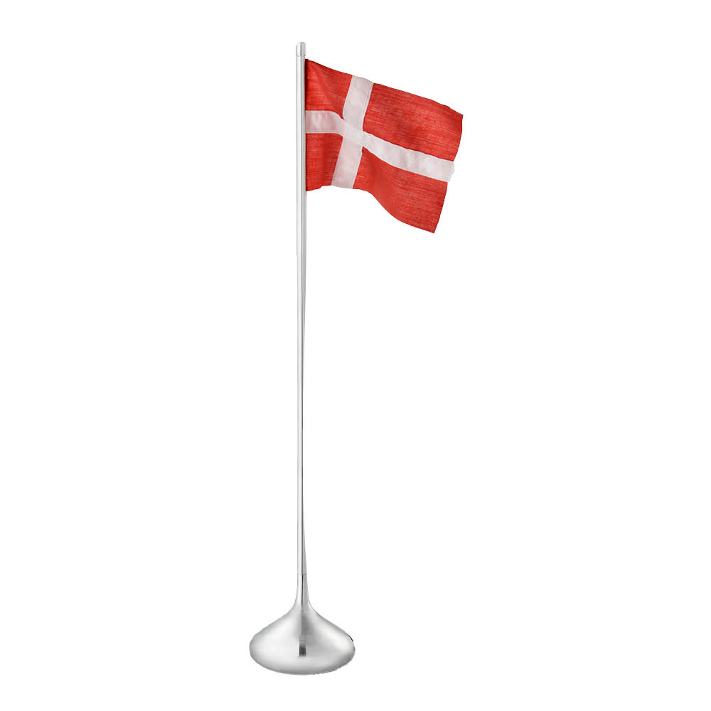 Läs mer om Rosendahl - Ro Bordsflagga Dansk H35 cm Silverfärgad