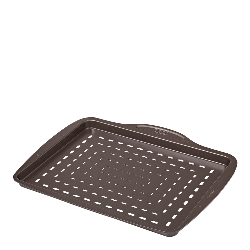 Pyrex – Asimetria Pizzaform Kolstål perforerad 37×29 cm