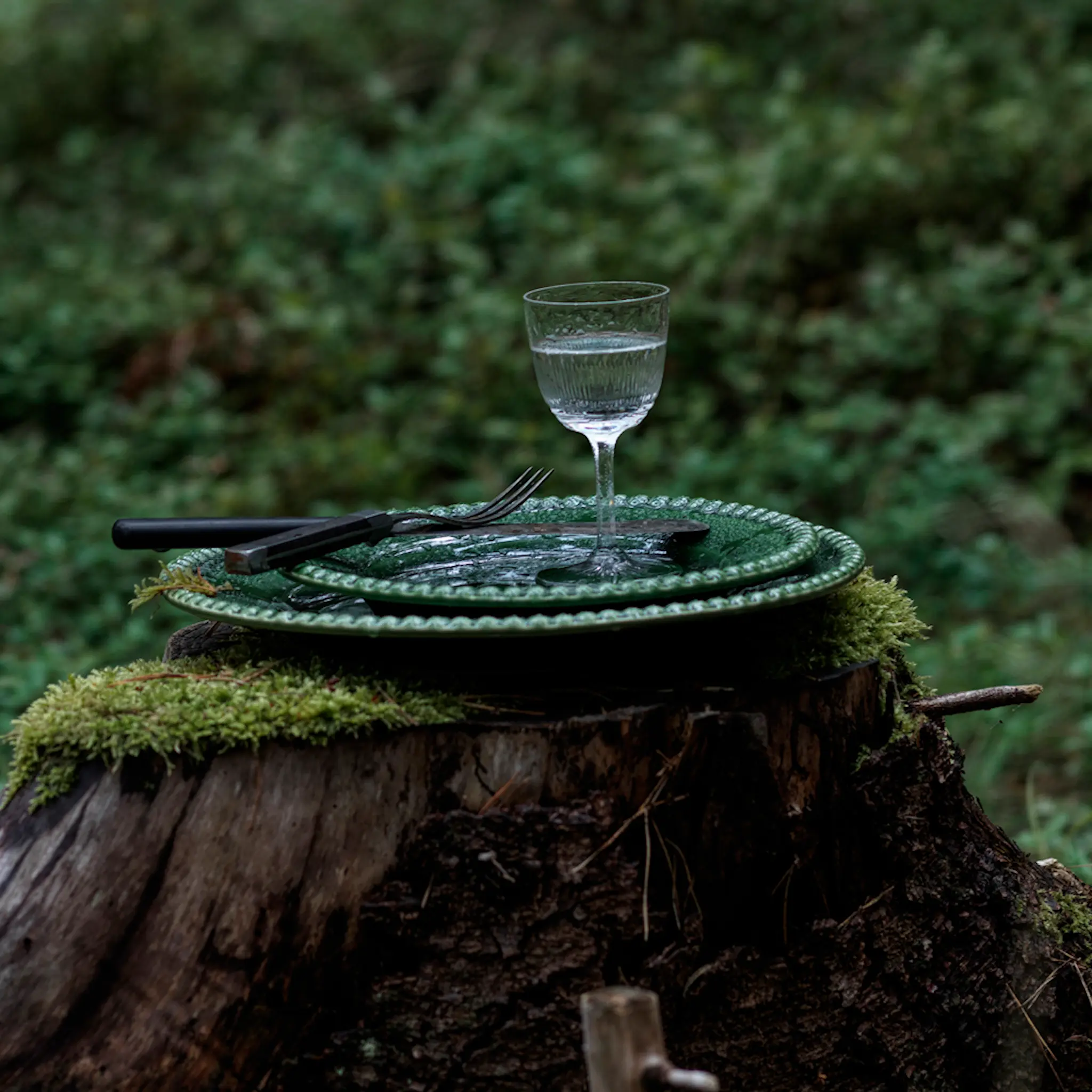 PotteryJo Daria tallerken 18 cm moss