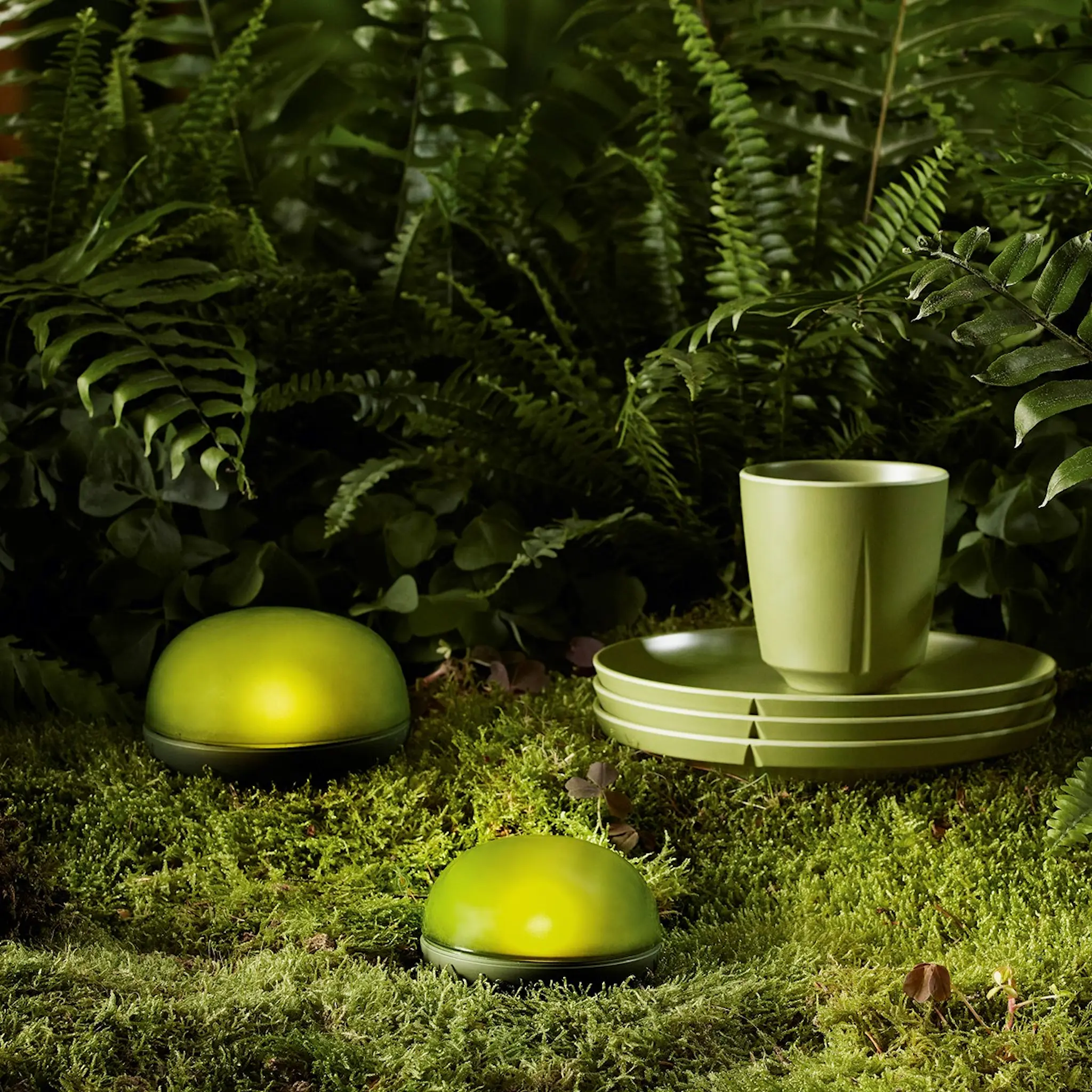 Rosendahl Soft Spot LED 9 cm olivengrønn