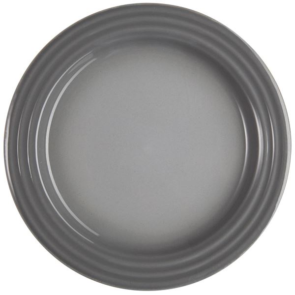 Le Creuset - Signature Tallrik flat Stengods 22 cm Mist Gray