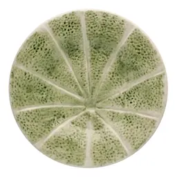 Bordallo Pinheiro Melon Assiett 20 cm Grön
