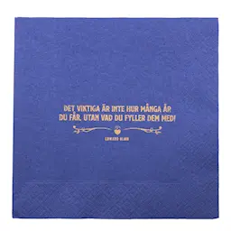 Edward Blom Servett Det Viktiga Är 33x33 cm 20-pack Blå