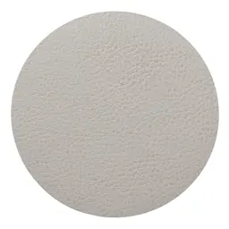 LIND dna Leather Serene Circle Glasunderlägg 10 cm Cream