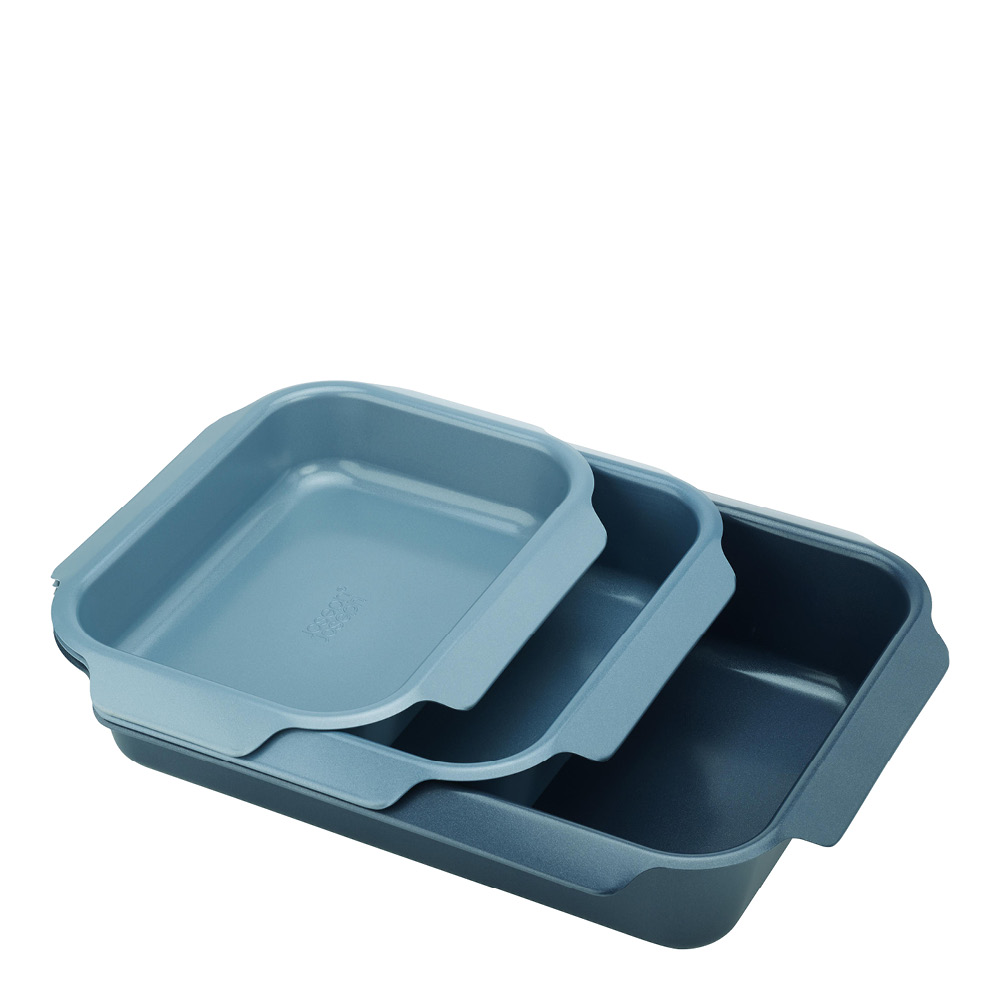 Joseph Joseph - Cookware ugnsform 3 delar 12,3x32,8 cm blå