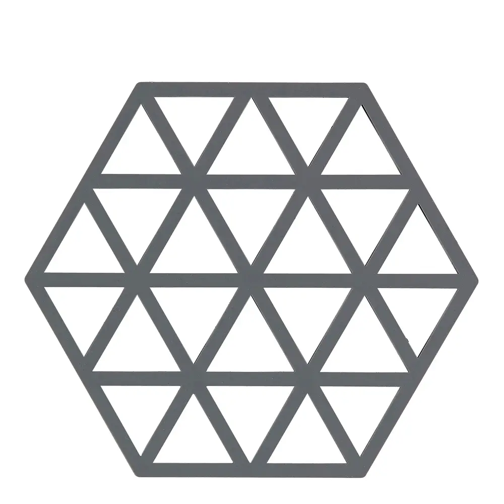 Triangles gryteunderlag silikon 16 cm grå