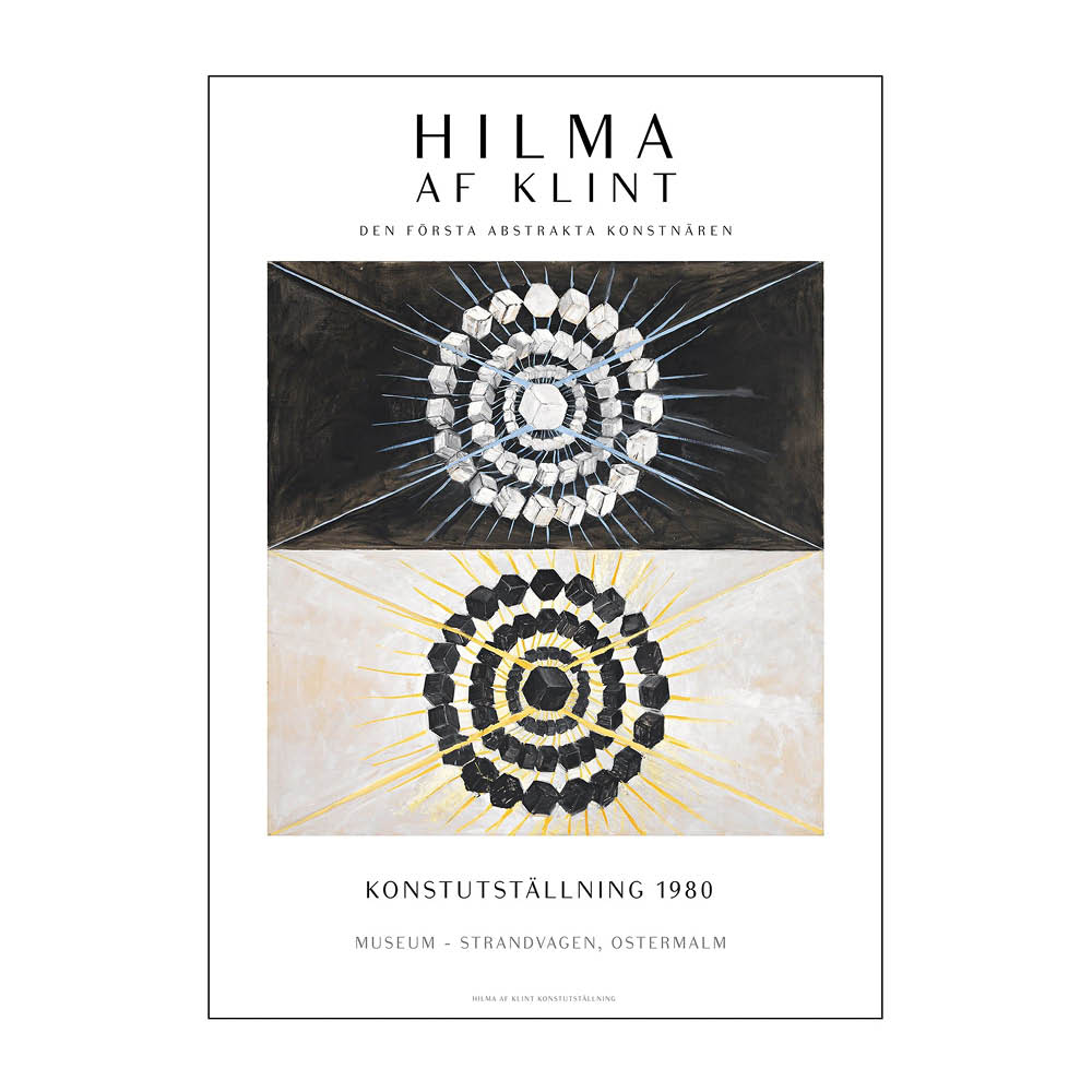 Läs mer om Poster & Frame - Hilma af Klint x PSTR Studio poster 50x70 cm hilma af klint art exhibition