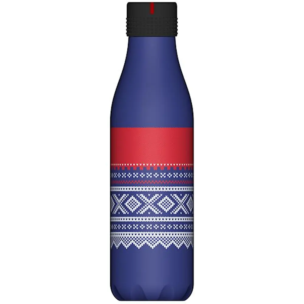 Bottle Up Marius termoflaske 0,5L blå/rød/hvit