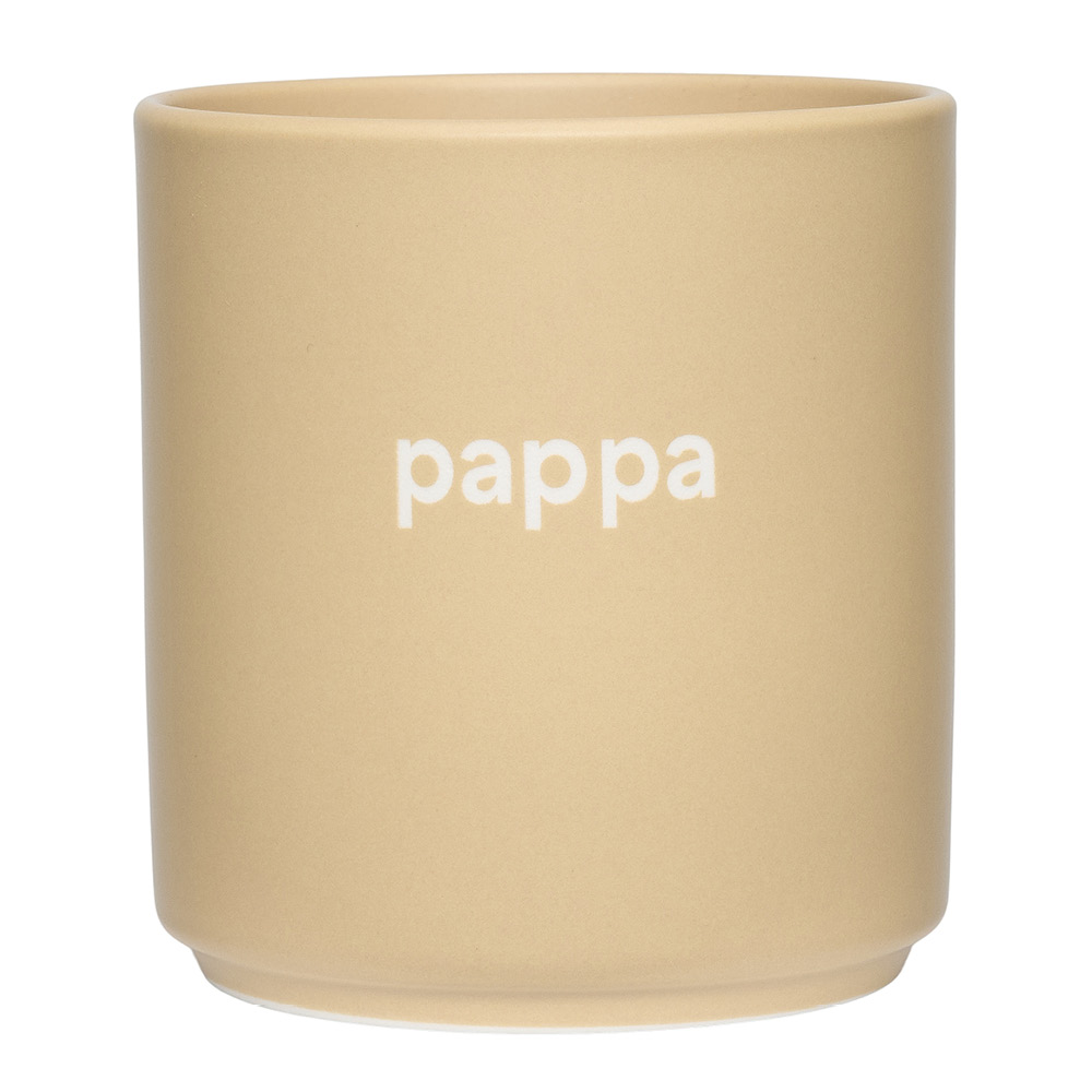 Design Letters – Favourite Mugg Pappa 25 cl Beige