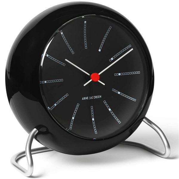 Produktfoto för Arne Jacobsen Väckarklocka 43680 - Unisex - 11 cm - Quartz