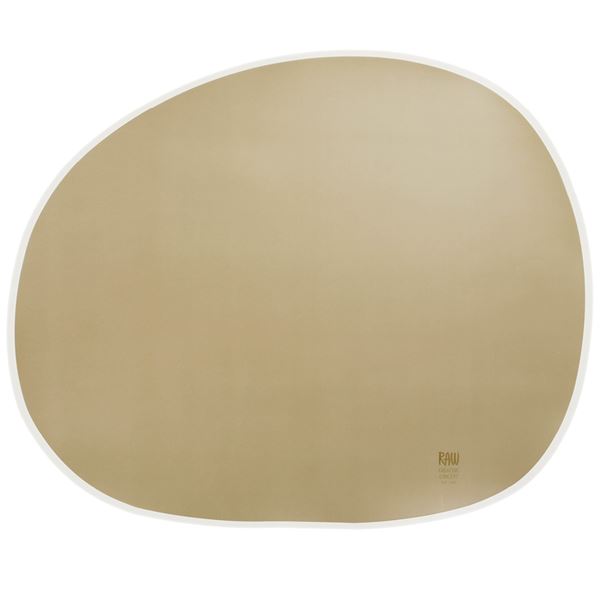 Aida – Raw Organic Bordstablett Silikon 41×33,5 cm Beige