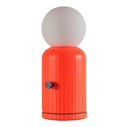 Lund London Skittle Lampa med Laddare Coral