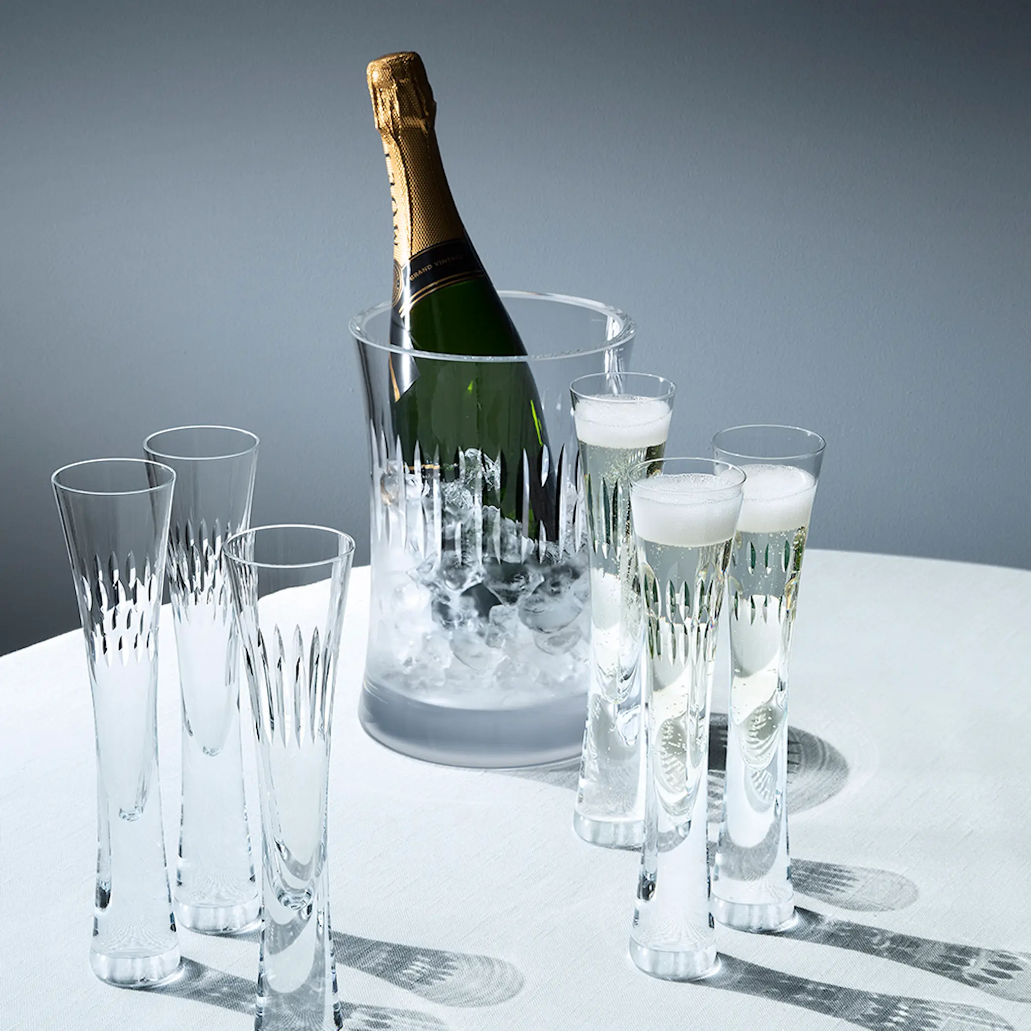 LSA International Moya serveringssett champagne 7 deler