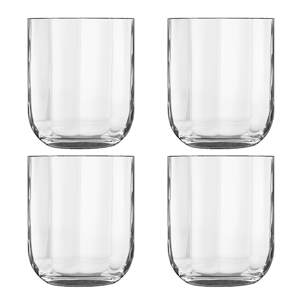 Jazz vattenglas/whiskyglas 35 cl 4-pack