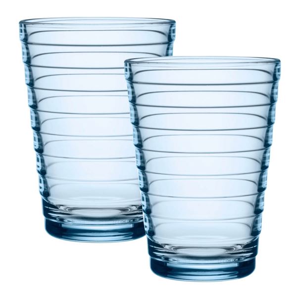 iittala – Aino Aalto Glas 33 cl 2-pack Aqua