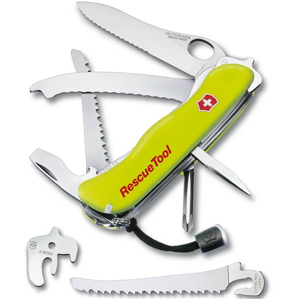 Läs mer om Victorinox - Rescue Tool Fickkniv 111 mm Gul