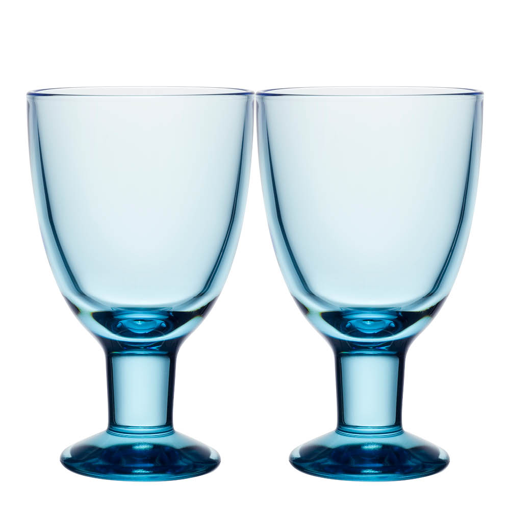 Arabia - Verna Glas 22 cl 2-pack Aqua