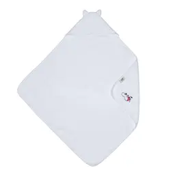 Moomin Arabia Muumi Hupullinen pyyhe Muumipeikko 80x80 cm Valkoinen
