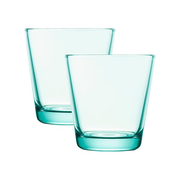 iittala – Kartio Glas 21 cl 2-pack Vattengrön