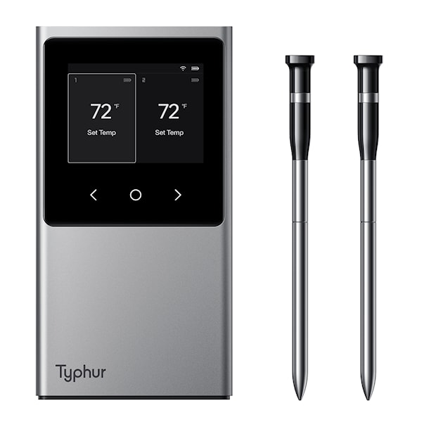 Typhur Sync Dual trådlös stektermometer silver/svart