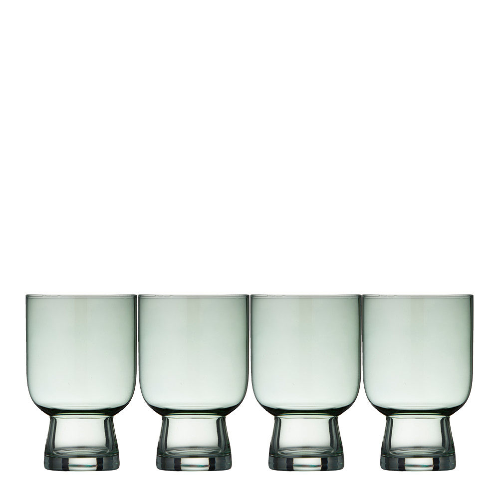 Lyngby Glas - Sorrento vattenglas 30 cl 4-pack grön