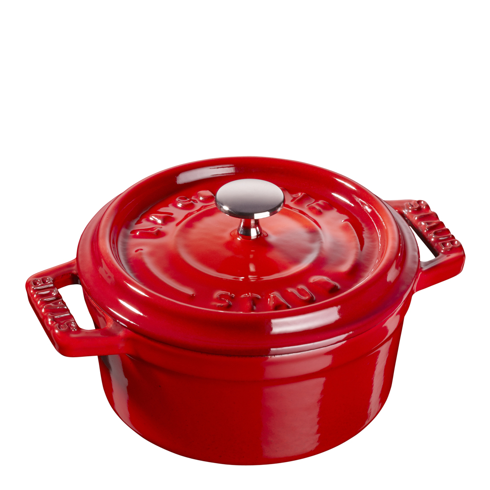 Staub – Gryta 0,25 L rund Röd