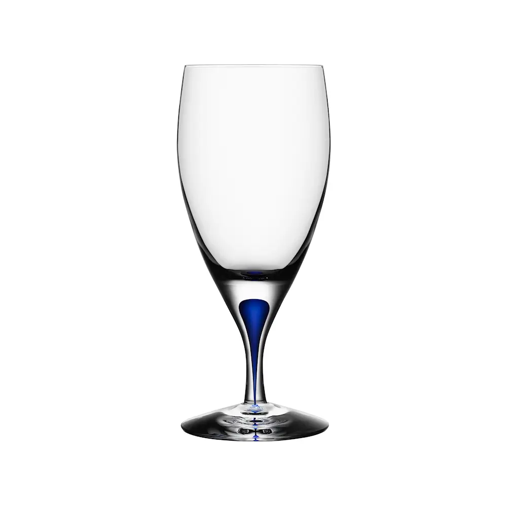 Intermezzo vannglass 47 cl blå