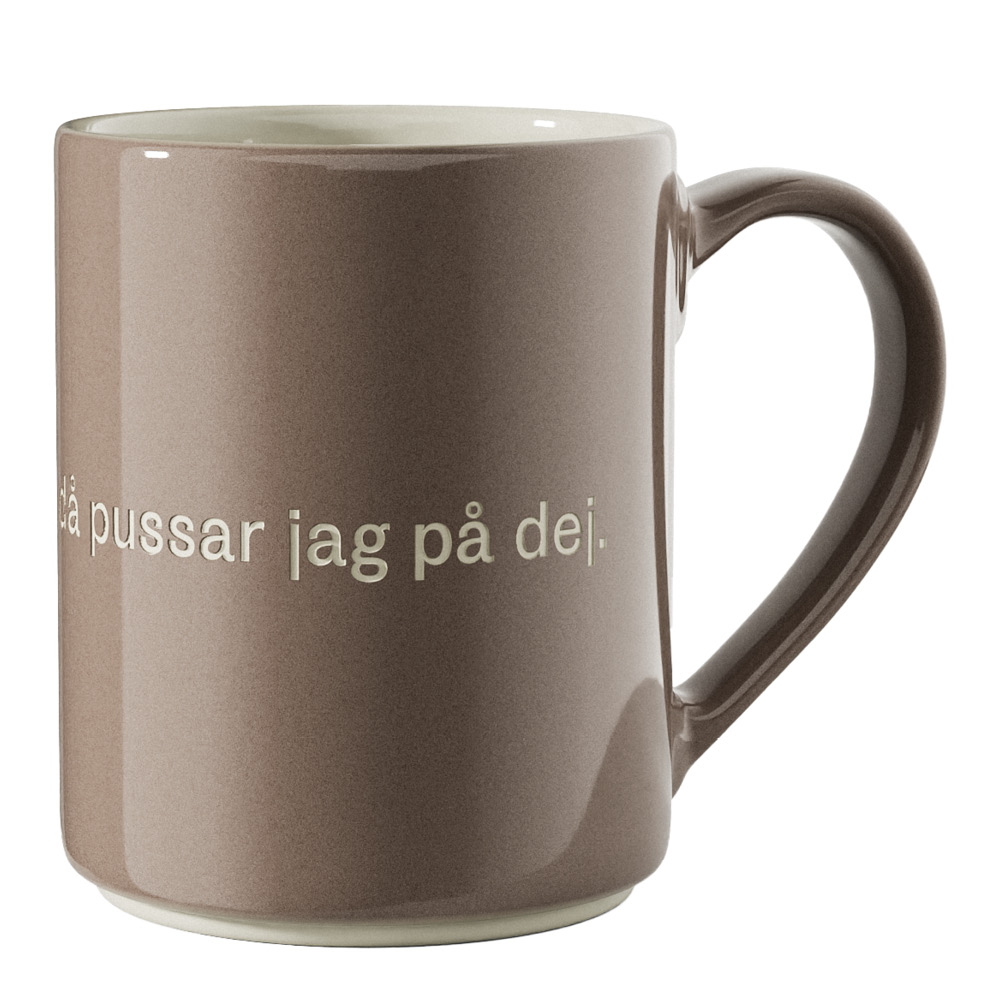 Design House Stockholm – Astrid Lindgren Mugg Brun Trarallanrallanlej